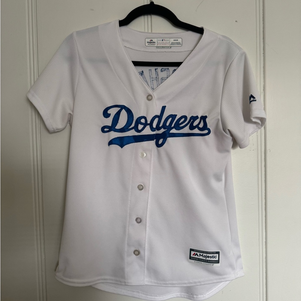 Kershaw Dodgers Home Jersey, Size Medium